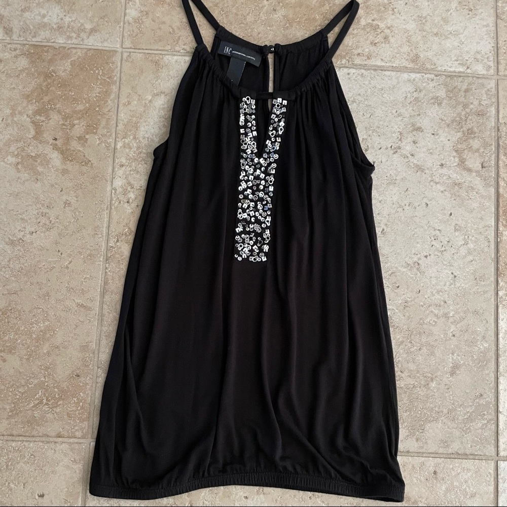 INC Keyhole Halter Style Top
